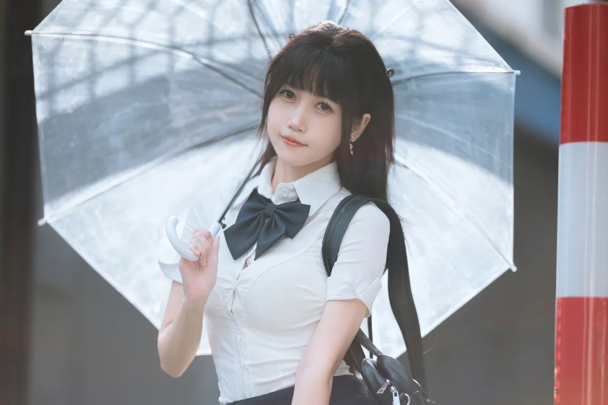 不呆猫 – NO.068 JK学妹户外 14